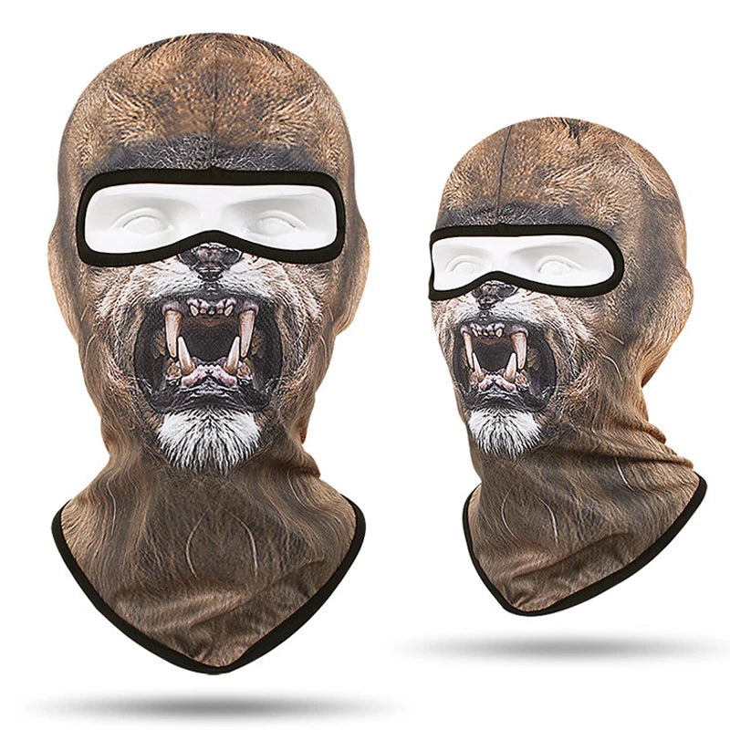 Full Face Kids Balaclava With Animal Design