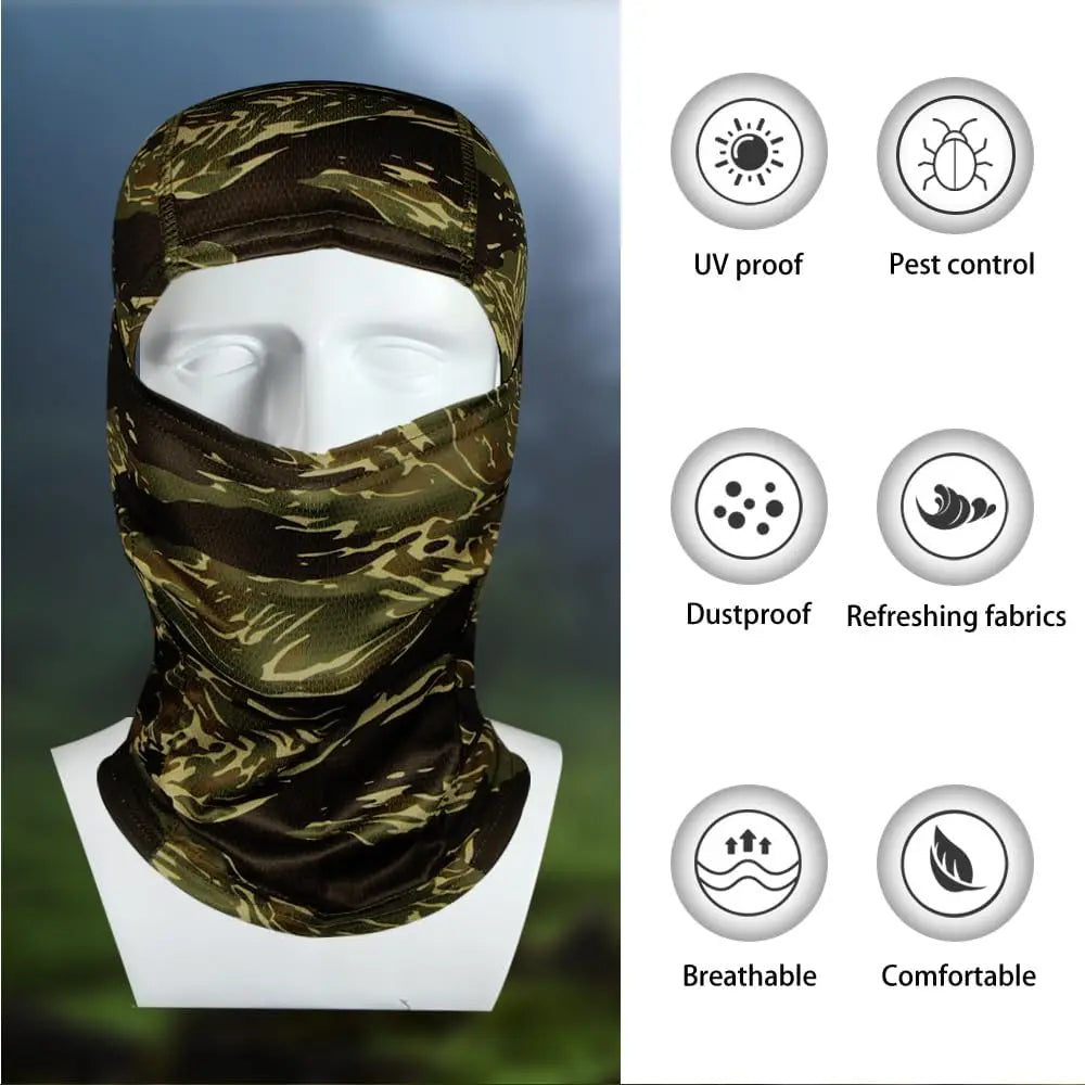 Camo Tactical Training Face Mask