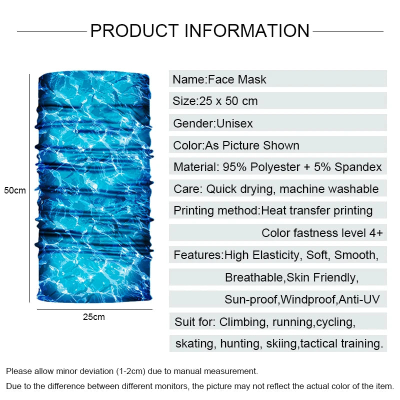 Unique Half Face Neck Gaiter